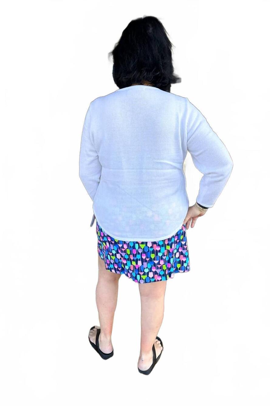 NEW LULU-B knitted scoopneck sweater in happy hour - Picture 2 of 2